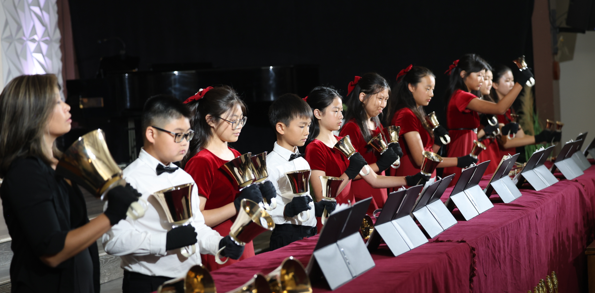 Hand Bell Choir singers