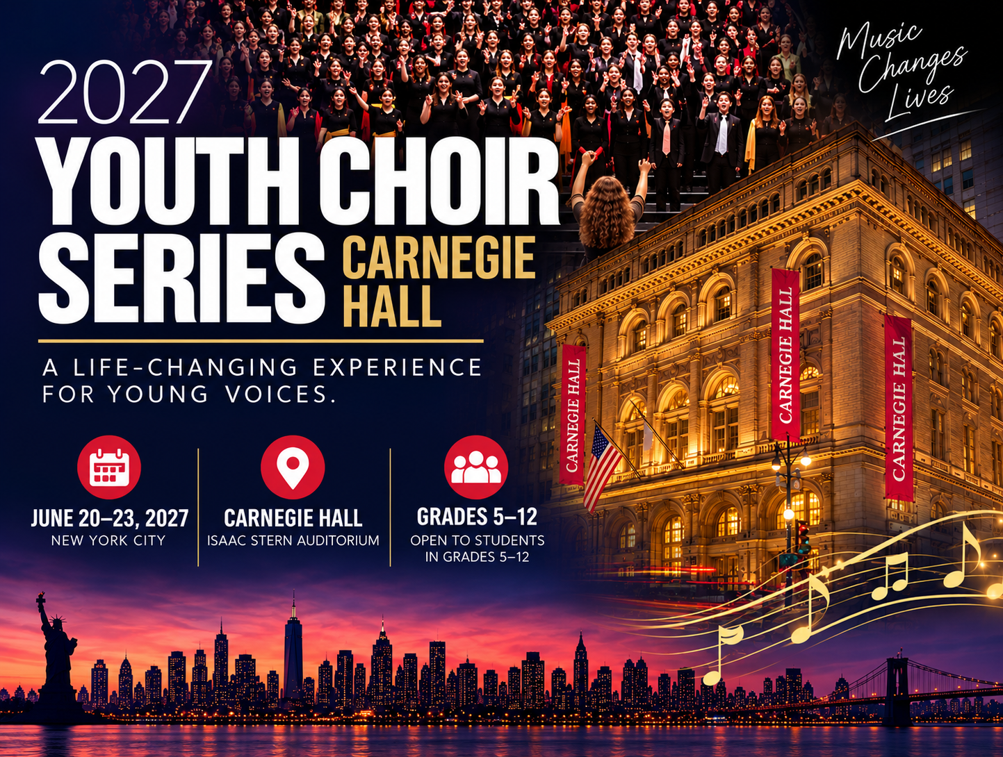 2027 Youth Choir Series at Carnegie Hall